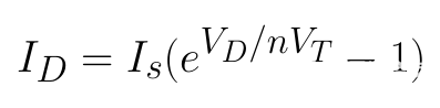 二極管伏安特性曲線(xiàn)