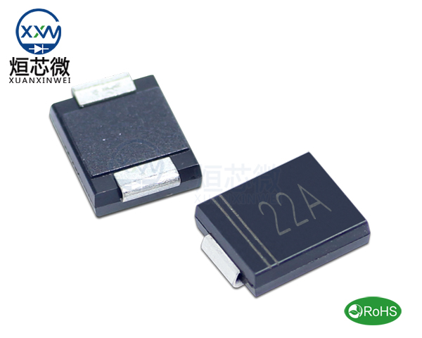 1.5SMC22A參數,TVS二極管1.5SMC22A瞬態抑制二極管